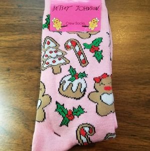 3 pairs-Betsey Johnson Socks (3 pairs)